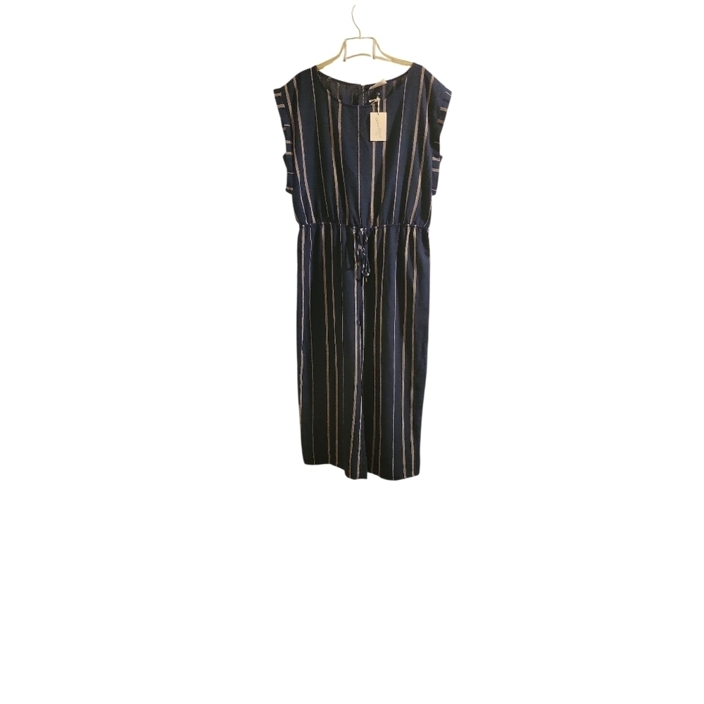 Universal Thread Cropped Striped Jumpsuit NWT Size XXL